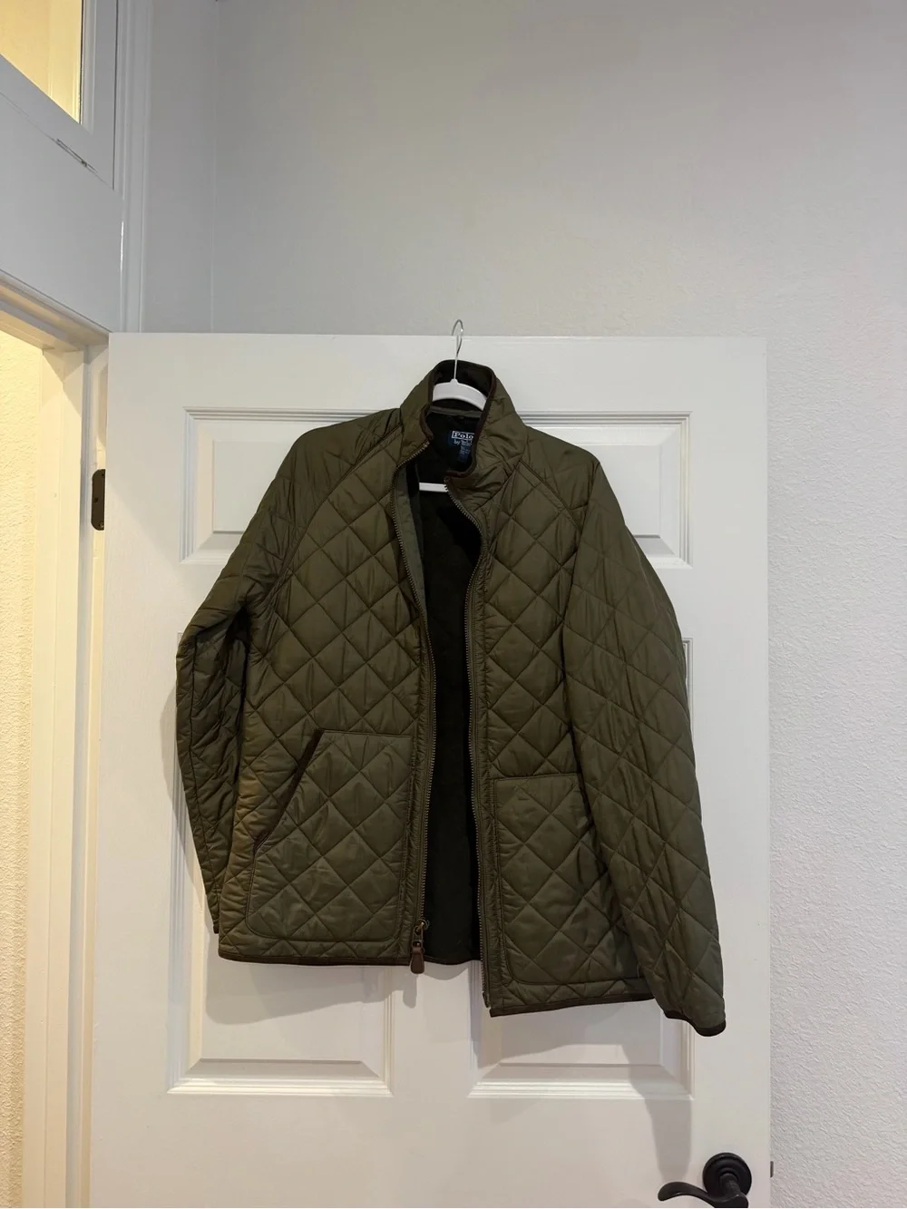 Polo by Ralph Lauren Quilted Olive Green Lightweight Jacket